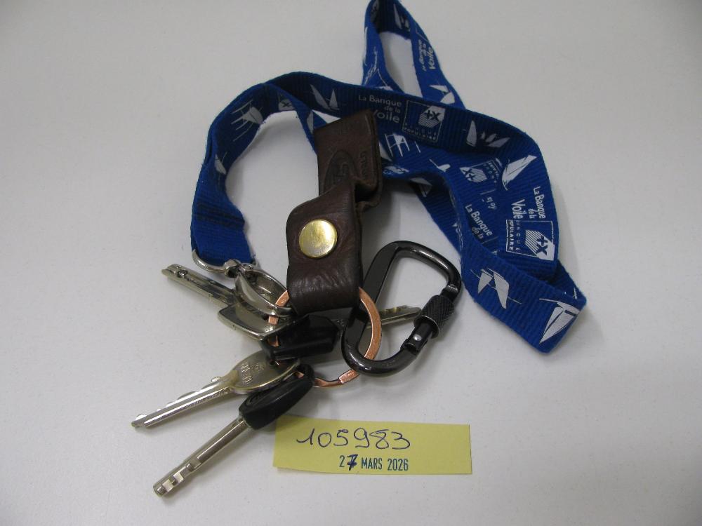 Clés : N° 2026001605 Trouvé(e) le : Fri Mar 27 00:00:00 CET 2026