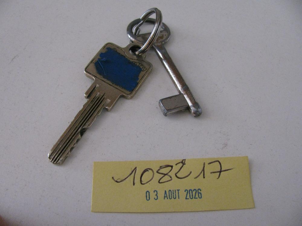 Clés : N° 2026003839 Trouvé(e) le : Mon Aug 03 00:00:00 CEST 2026