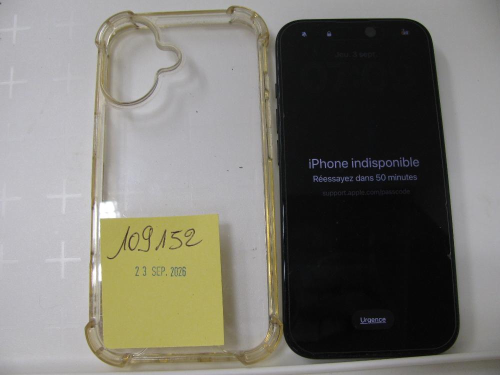 Téléphones portables : N° 2026004774 Trouvé(e) le : Wed Sep 23 00:00:00 CEST 2026