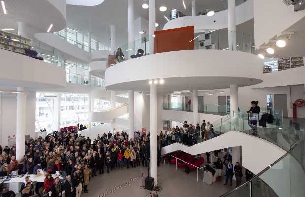 À la fois lieu de vie, d’étude, d’apprentissage et de recherche pour la communauté universitaire de Strasbourg, le Studium a été inauguré officiellement le 19 janvier.