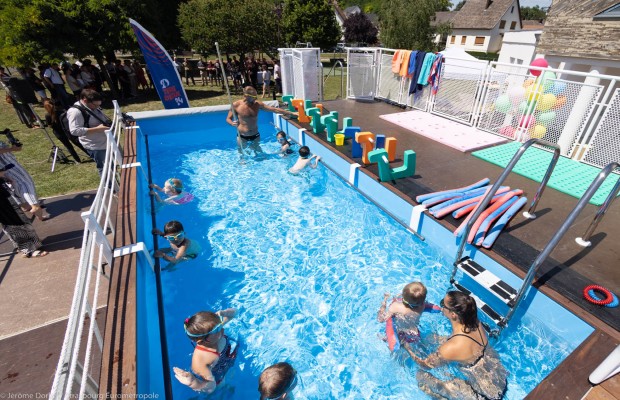carava'nage - piscine mobile itinérante pour prévention noyage pour les enfants