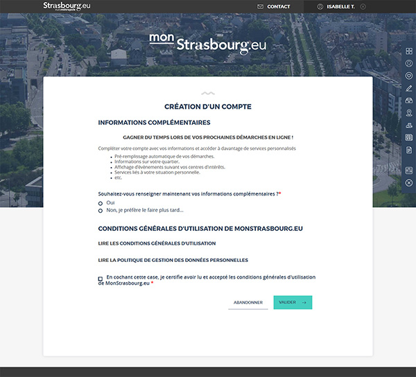 Comment candidater : Créer un compte 5