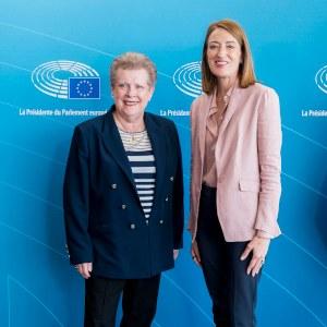 Rencontre entre Catherine Trautmann et Roberta Metsola : conforter Strasbourg
comme Capitale européenne